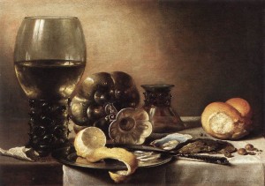 Pieter Claesz-Nature morte avec huitres