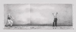 21 x 57 cm crayon sur papier