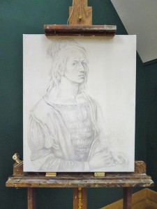 dessin autoportrait A. Dürer