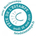 logo de la fête de l'estampe 2016