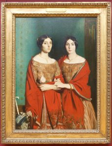 double portrait de femmes, peinture de Chasseriau