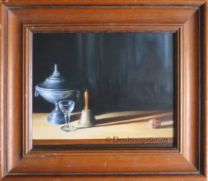 Still life oil on panel