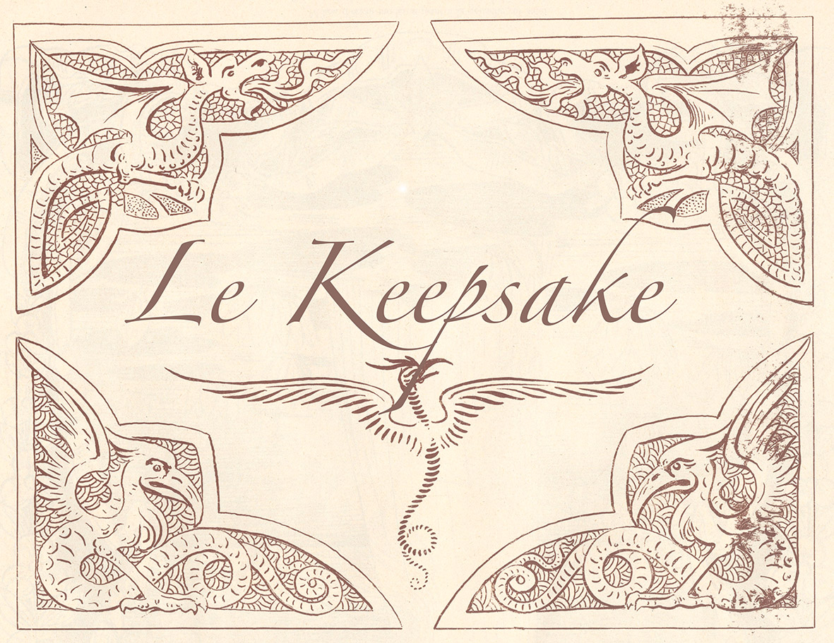 Connaissezvous le "Keepsake" ? DESSIN OU PEINTURE