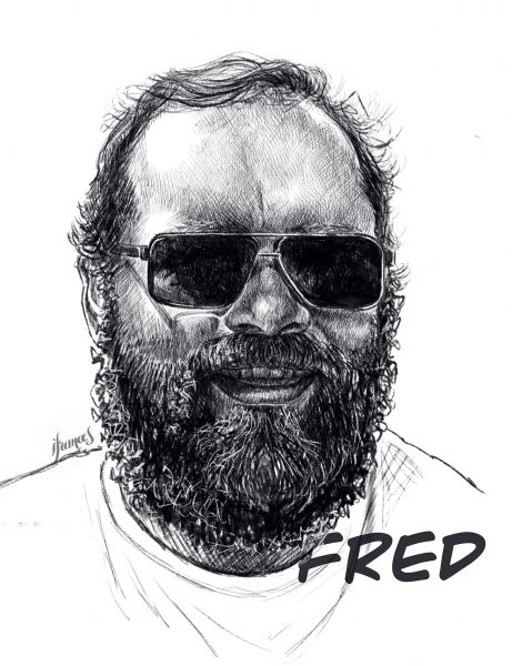 FRED Dessin numérique sur Procreate, brushe dessin