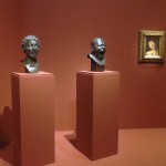 sculptures de têtes, grimace