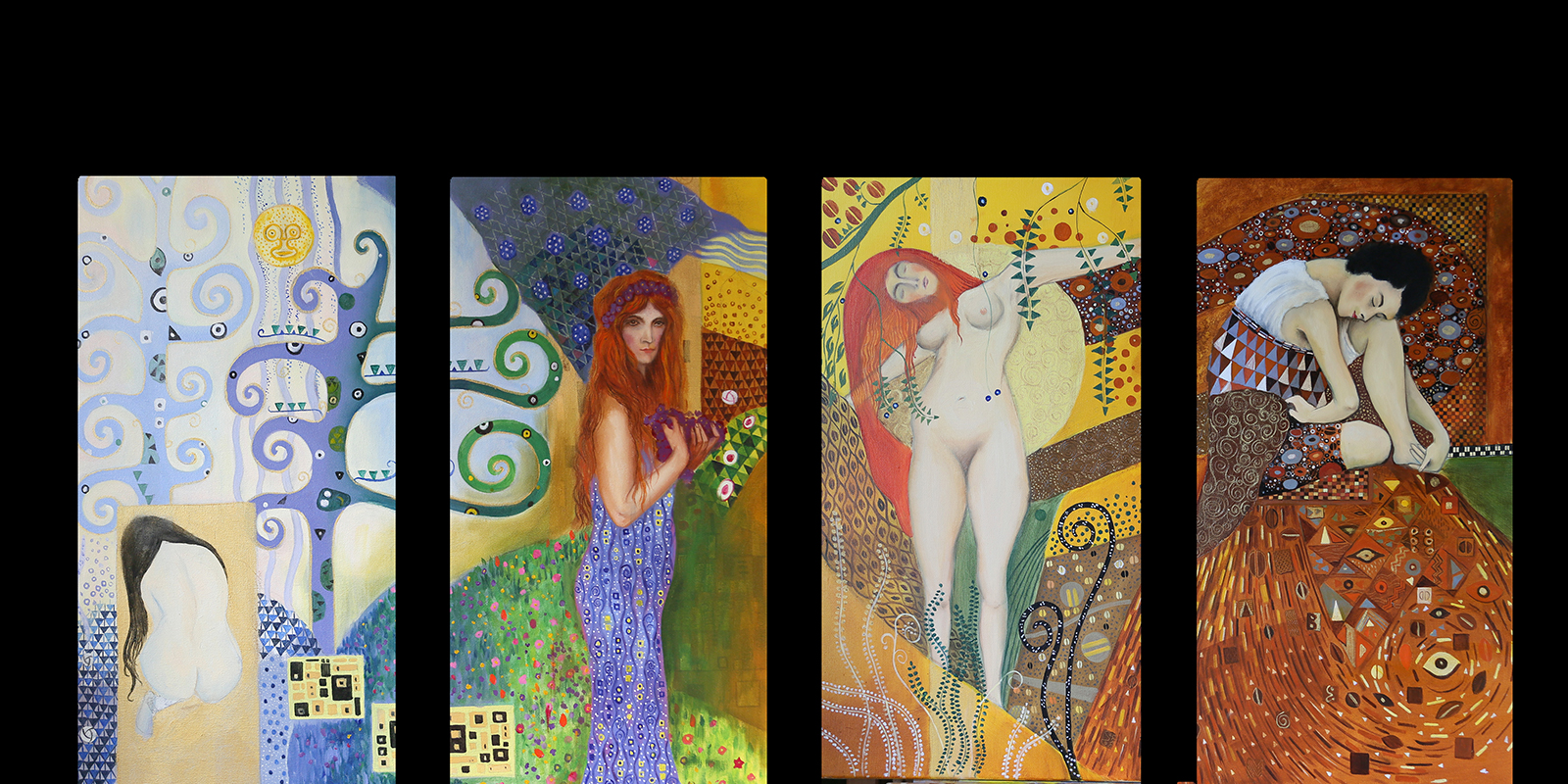 les saisons d'après Klimt