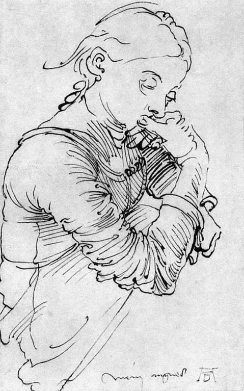 Mein Agnes Dessin de Durer 1494