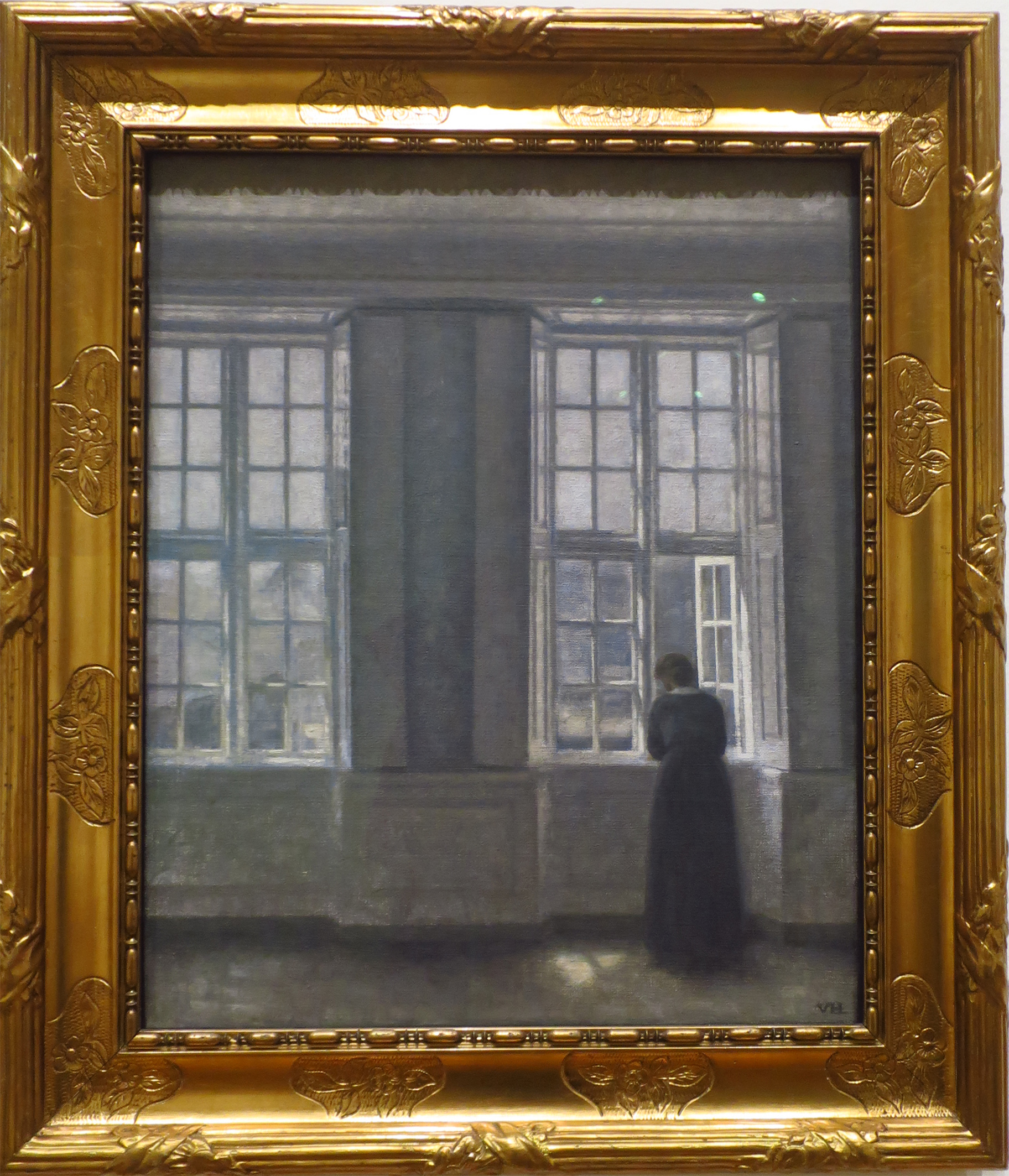 Les hautes fenêtres, intérieur de l'appartement de l'artiste 1913