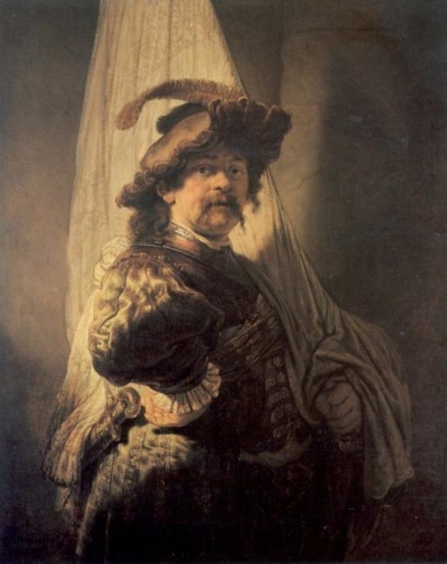 Rembrandt-Van-Rijn-The-Standard-Bearer