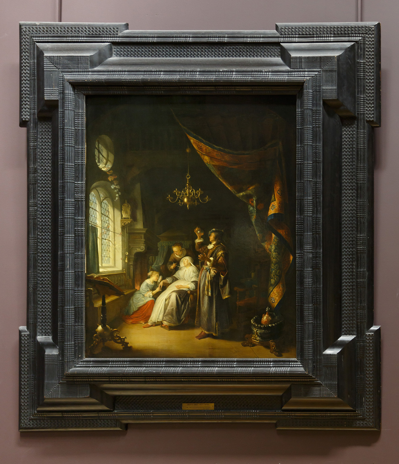 Gérard Dou - La femme hydropique - 1663 -  Louvre