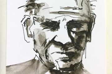 n°7 - croquis rapide pour un défi un portrait par jour