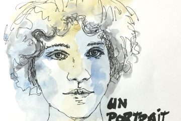 n°1 - croquis rapide pour un défi un portrait par jour