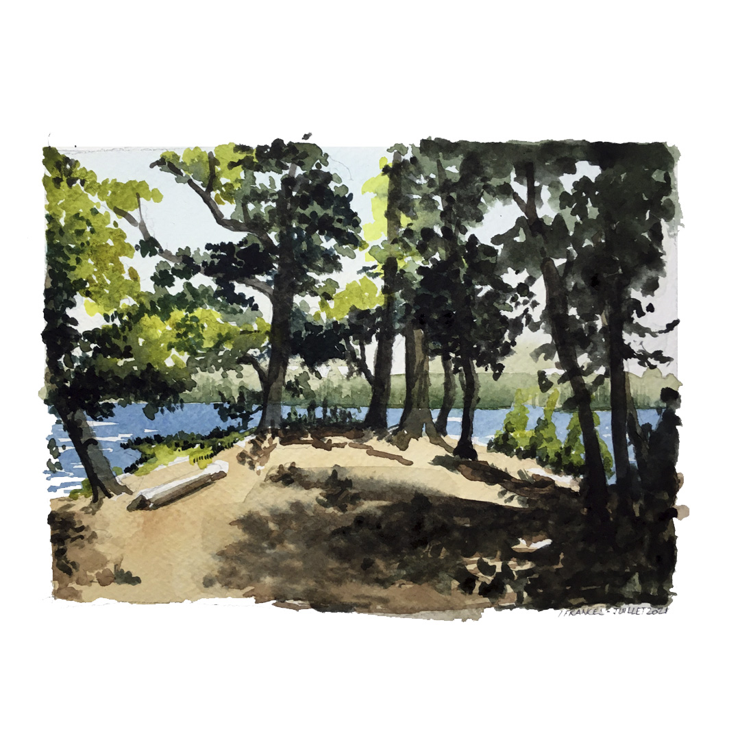 Little Joe Lake, Aquarelle ©I.Frances-2021