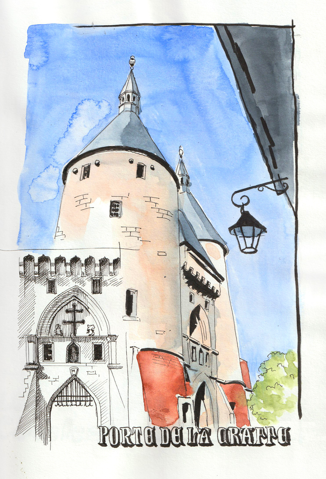 Nancy-Porte de la Craffe Porte de la Craffe à Nancy , vestige des fortifications de XIVe siècle- ©IF2021