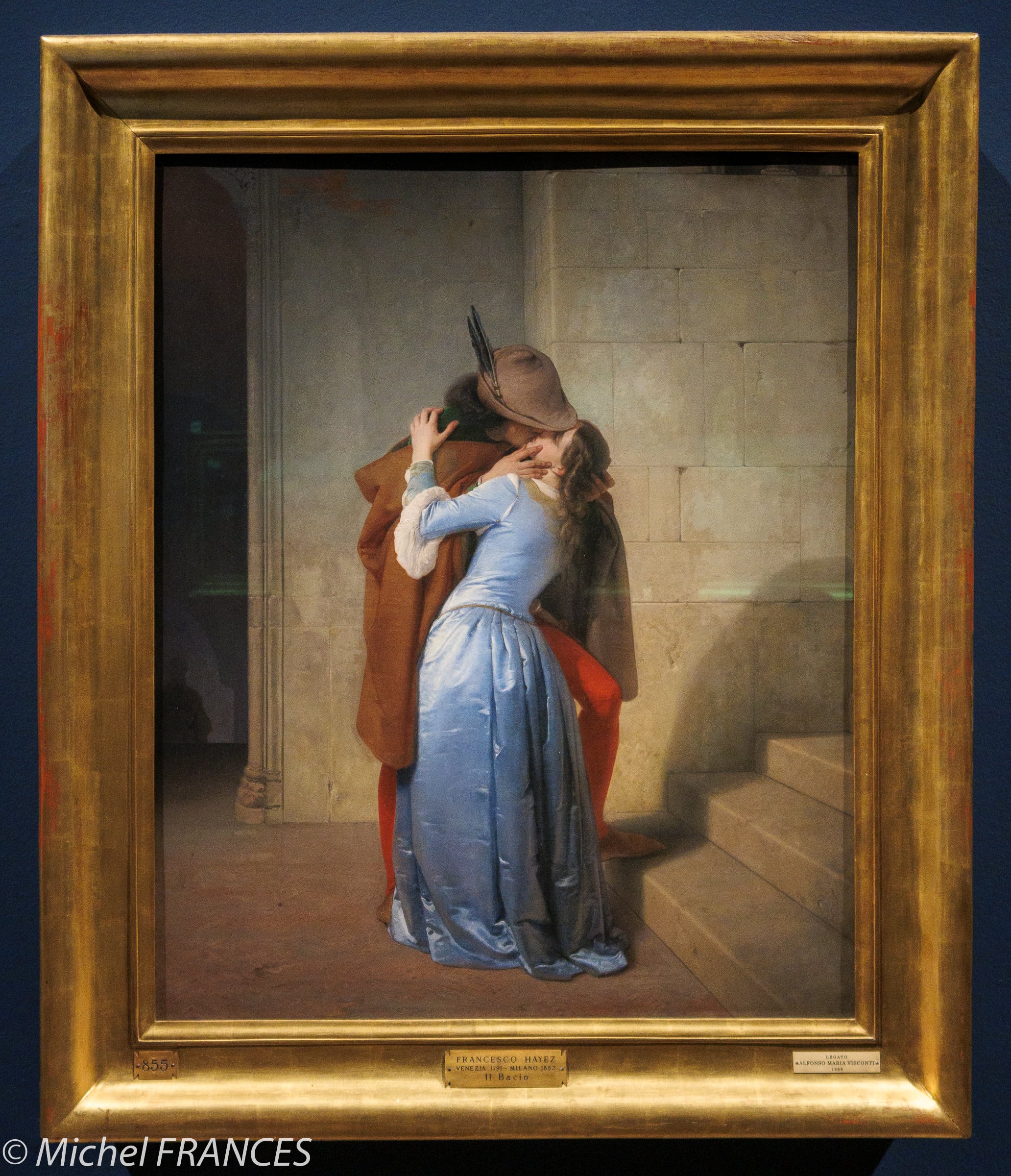 Pinacothèque de Brera – Francesco Hayez – Le Baiser – 1859